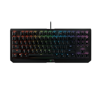 Razer BlackWidow X Tournament Edition Chroma RGB Wired Mechanical Gaming Keyboard Razer Green Switches 87 Keys US Layout – Black