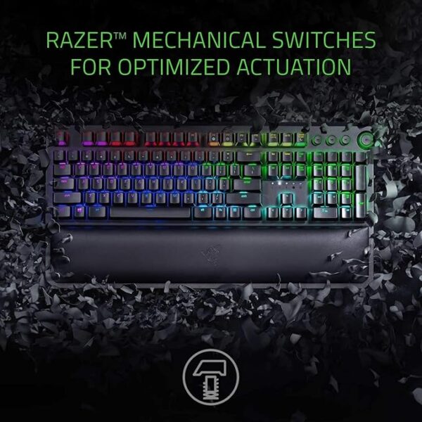 Razer BlackWidow Elite - Mechanical Gaming Keyboard with Green Switches (Tactile & Clicky), RGB Chroma Lighting, UK Layout - Image 2