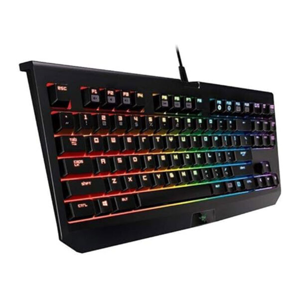 Razer BlackWidow Tournament Edition Chroma RZ03-0143 Clicky RGB Mechanical Gaming Keyboard, Compact Layout - Green Switches - Image 3