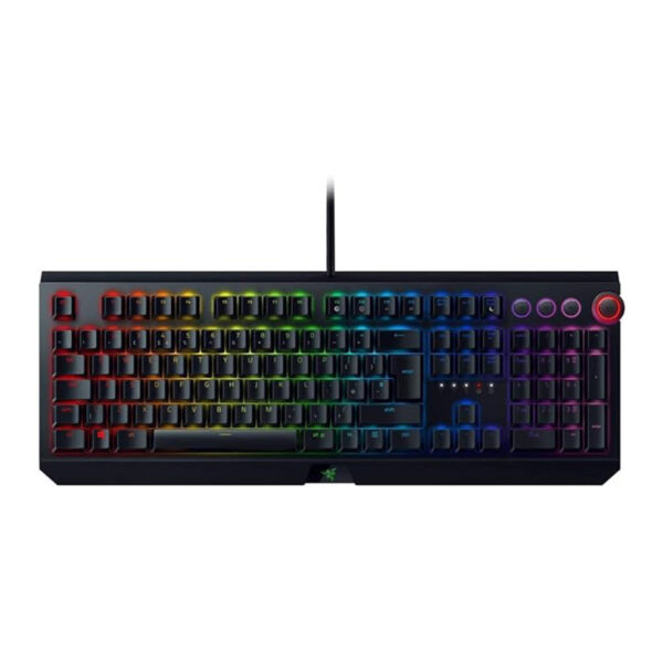 Razer BlackWidow Elite - Mechanical Gaming Keyboard with Green Switches (Tactile & Clicky), RGB Chroma Lighting, UK Layout