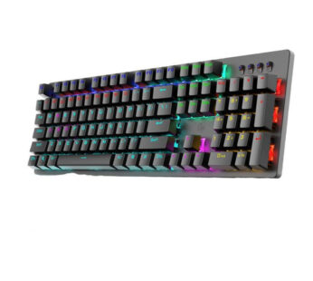 HP GK100F Gaming Mechanical Keyboard -Rainbow Backlight 9 Lighting Mode – Blue Switch – EN 104 Keys – Full key N-rollover