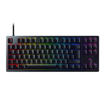 Razer Huntsman Tournament Edition (Red Switch) – Compact TKL Gaming Keyboard with Fast Linear Opto-Mechanical Switches (PBT Keycaps, Chroma RGB) QWERTZ DE Layout | Black