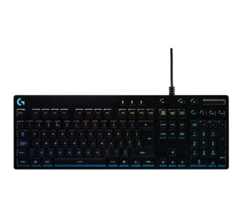 Logitech Mechanical Gaming Keyboard G810 Orion Spectrum with RGB, QWERTY, Layout UK English – Black