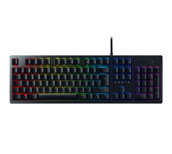 Razer Huntsman Gaming Keyboard: Fast Keyboard Switches – Clicky Optical Switches – Customizable Chroma RGB Lighting – Programmable Macro Functionality – Classic Black